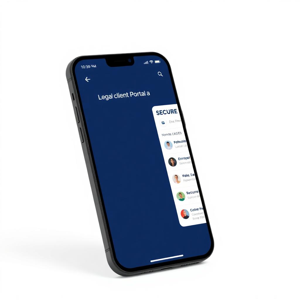 Tela do app: Portal do cliente