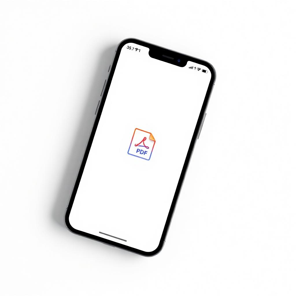 Tela do app: Envio de documento
