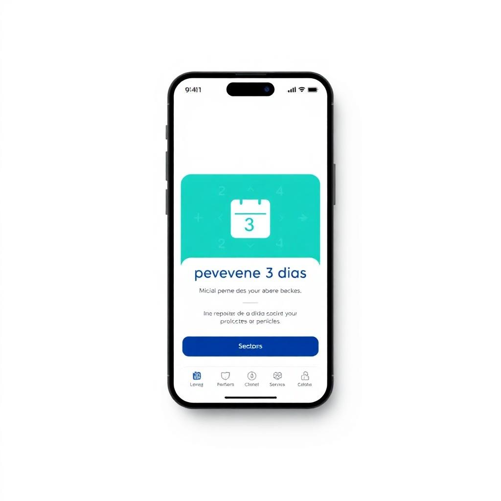 Tela do app: Alerta fiscal
